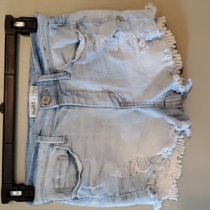 Mudd highrise shortie shorts